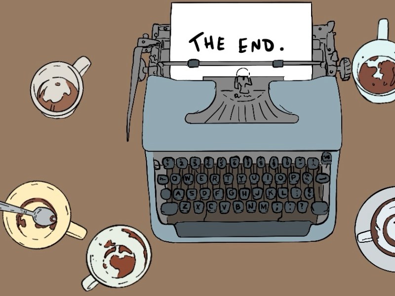 I finished the first&nbsp;draft!